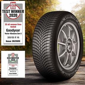 Автошина 265/45 R20 108W XL GOODYEAR Vector 4Seasons SUV G3