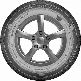 Автошина 195/60 R16C 99/97T GISLAVED Nord*Frost Van 2 шип.